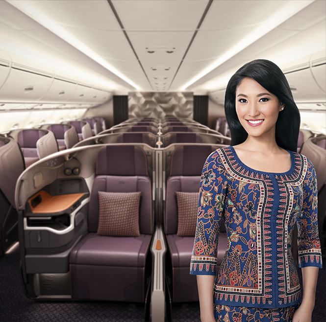 classe Affaires de Singapore Airlines sur l'A380