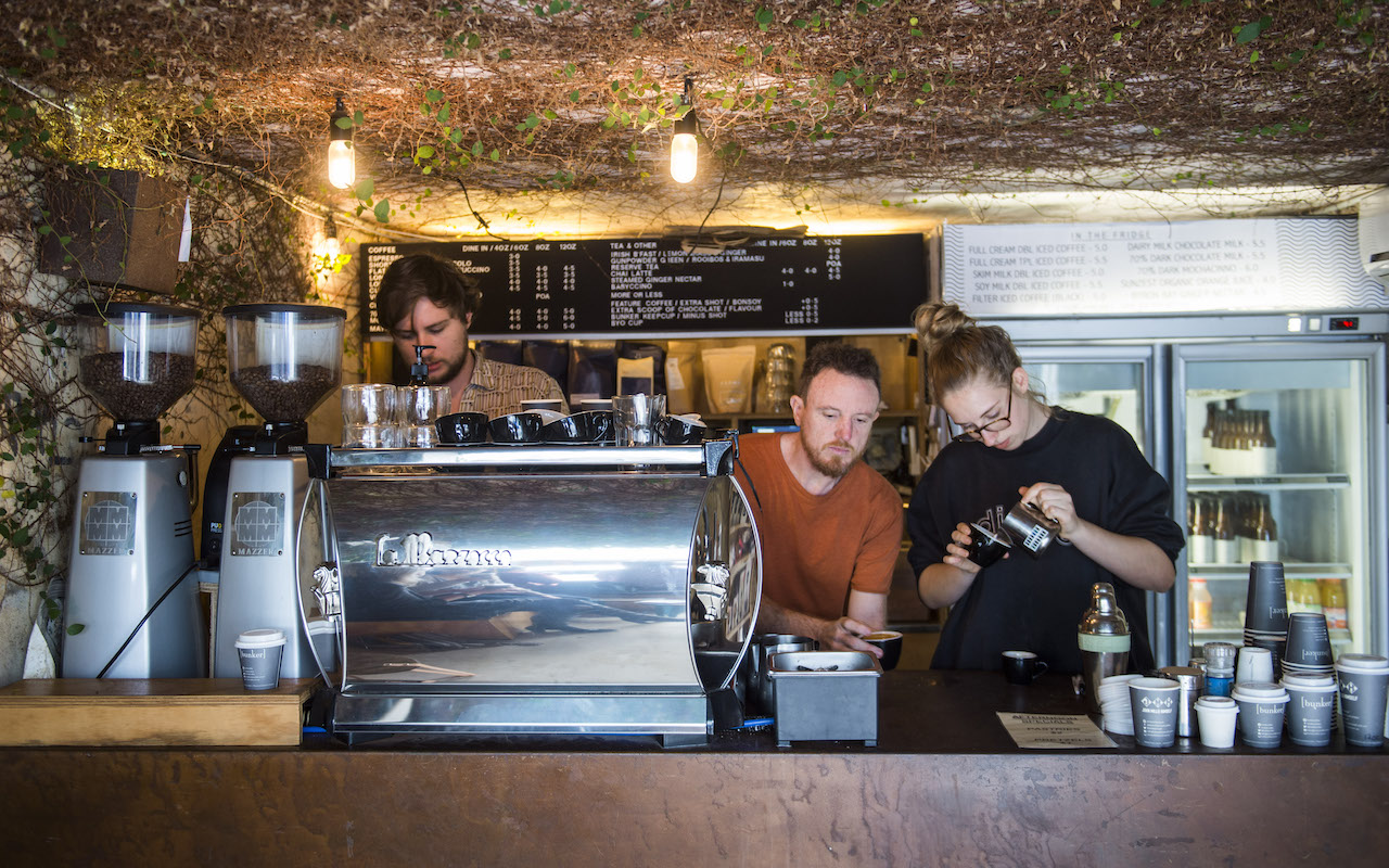 Brisbane cafés: Bunker Coffee Australia Brisbane