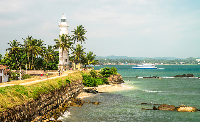 "Galle Fort in Sri Lanka, the only truly living fort left in the region."