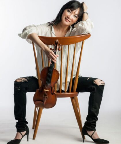 siow lee chin with violin