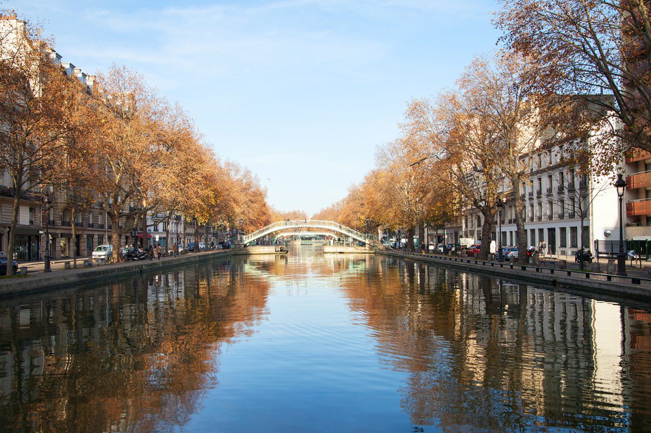 canal saint martin in paris