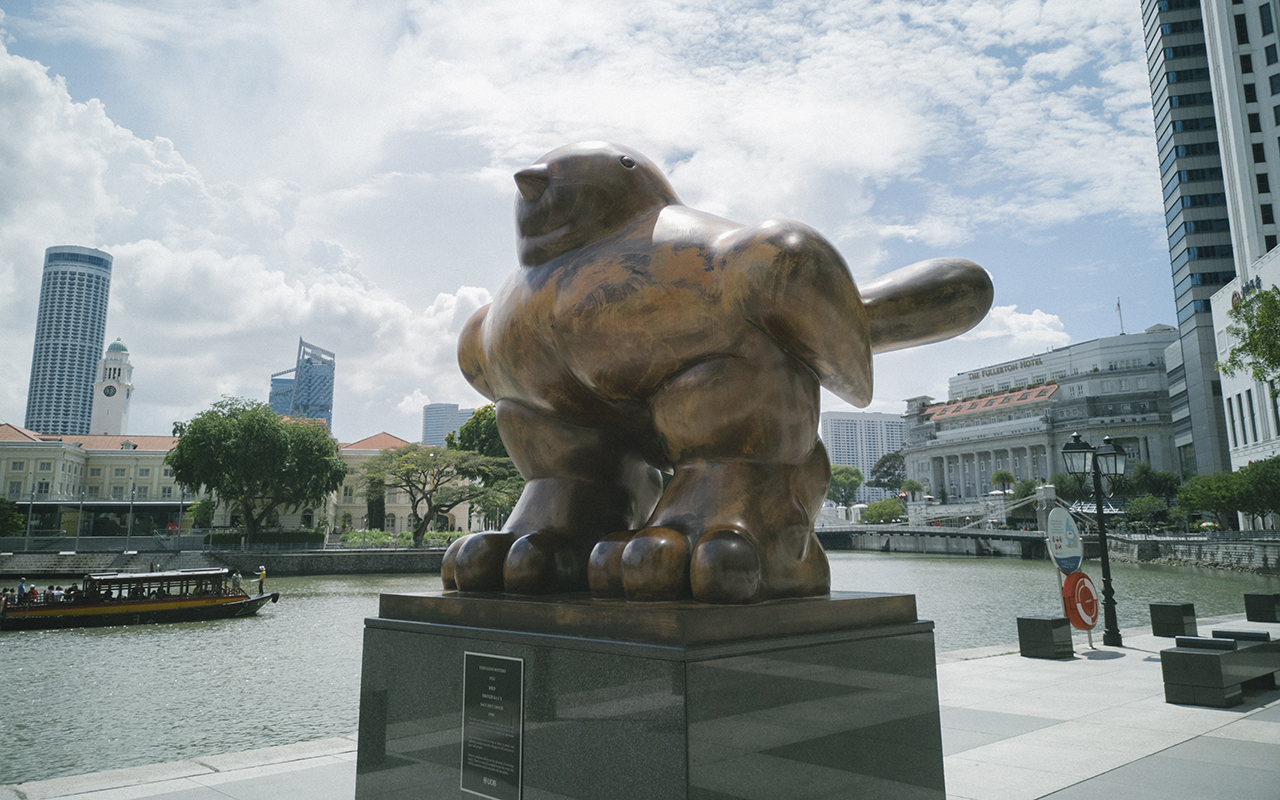 Public art installations in Singapore, Bird, 1990 (Shot with a Huawei P20 Pro)