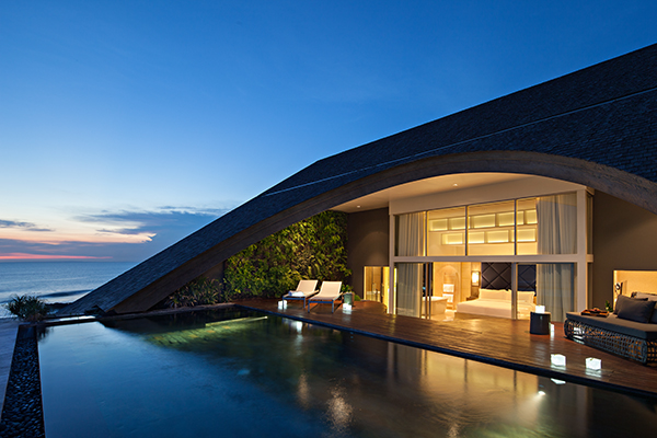 Rooms and suites at COMO Uma Canggu come with spacious terraces 