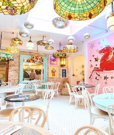 pastel cafe unicorns hipster