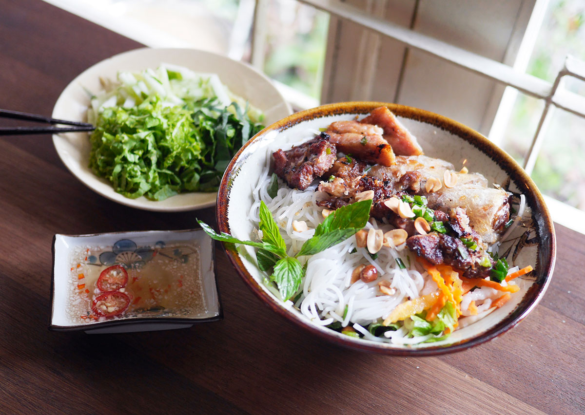 Bun Thit Nuong at The Old Compass Café