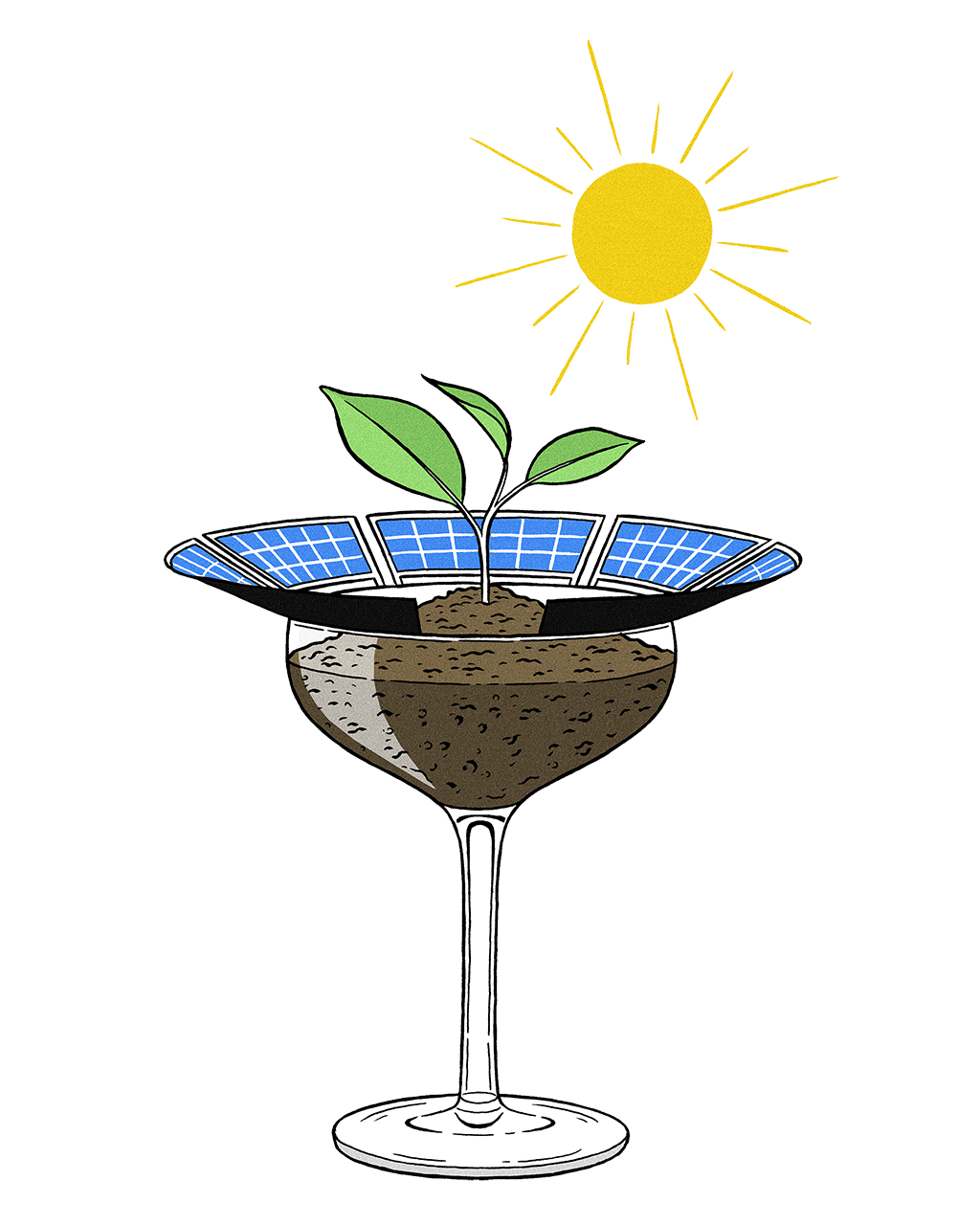 Sustainable cocktail