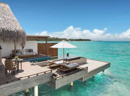 Fairmont Maldives water villa feature image