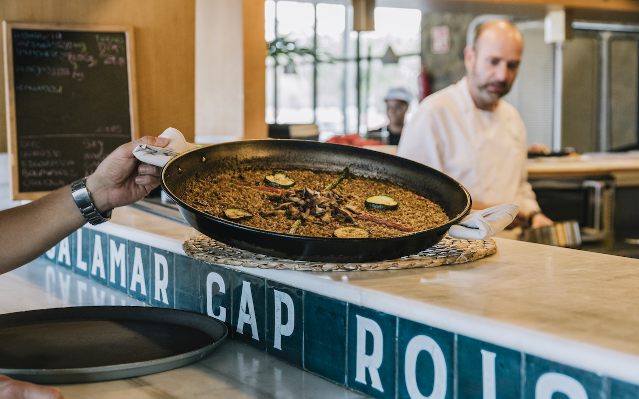 paella at Can Fisher barcelona poblenou