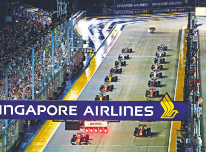 Singapore Airlines F1 silverkris