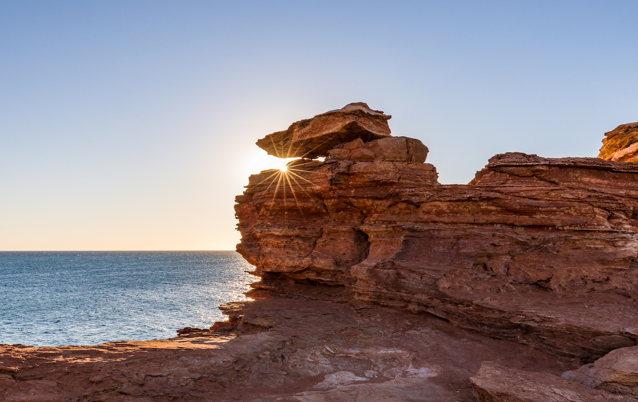 Gantheaume Point at sunset in Broome. Photo credit: Heather Ruth Rose/ Shutterstock.com