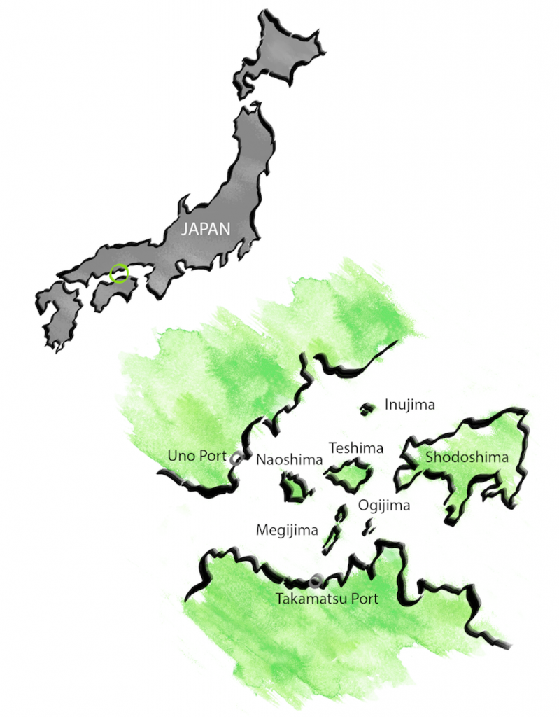 map of setouchi