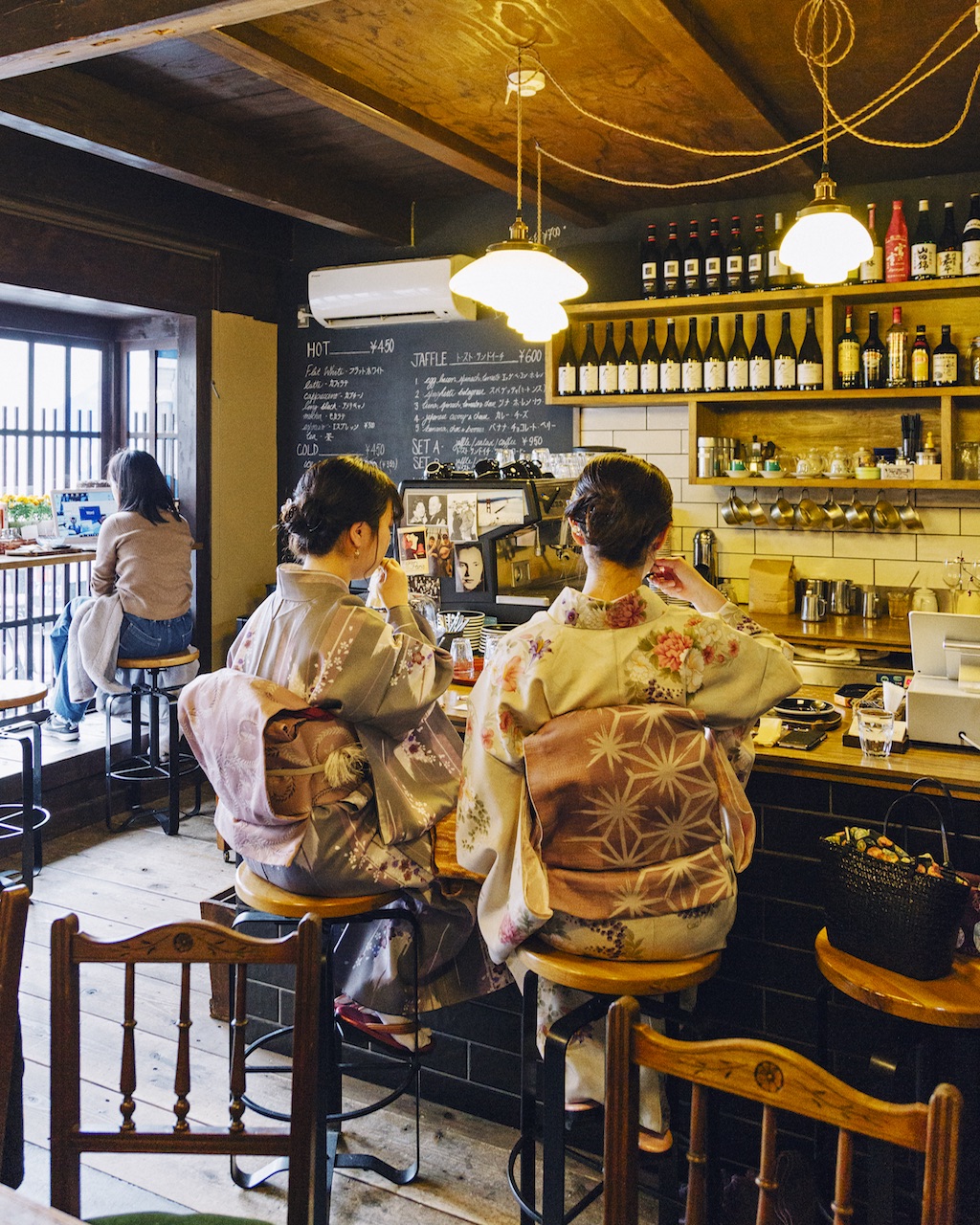 Kyoto, Japan - Jam Jar Cafe and Lounge in the Kitano neighborhood