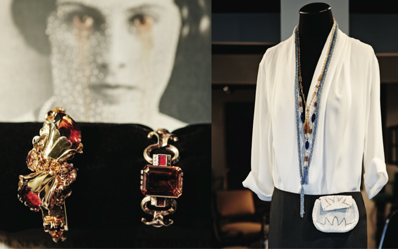 modern chunky ring white blouse couture fashion studio