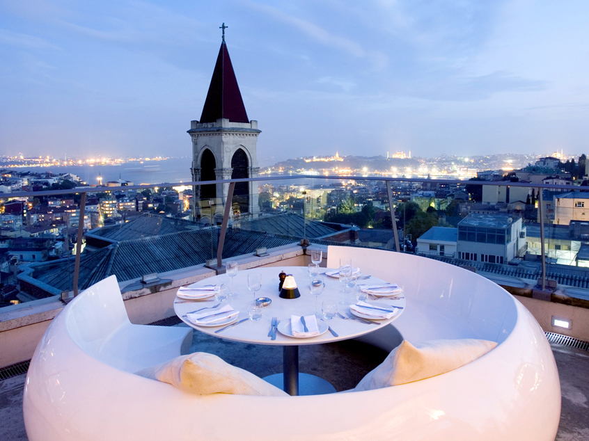 Rooftop view from 360 Istanbul