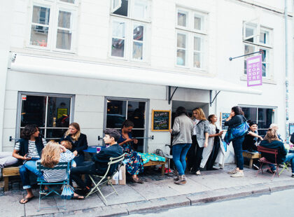 Copenhagen cafes in spring