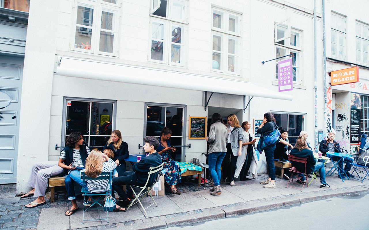 Copenhagen cafes in spring