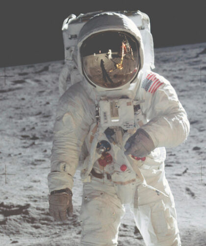 Neil Armstrong Apollo 11 space exploration © NASA