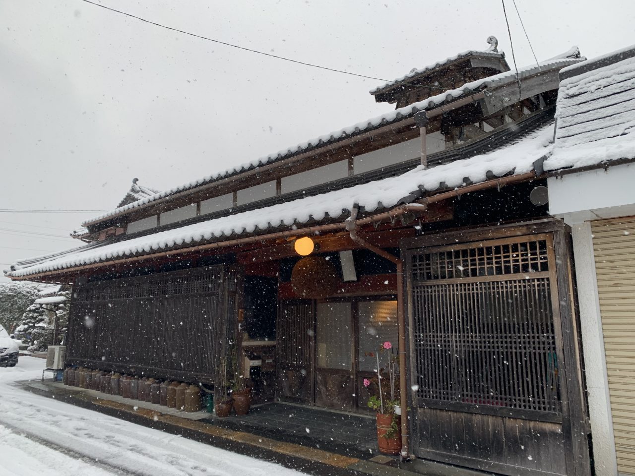 sake brewery winter