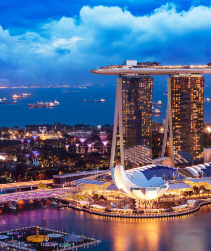 Marina Bay Sands Singapore skyline