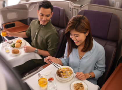 Restaurant A380 SIA singapore airlines
