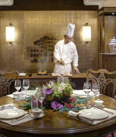 chef table restaurant oriental