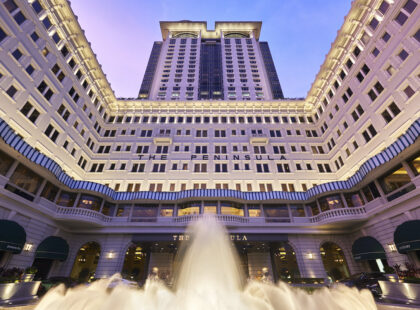The Peninsula Hong Kong hotel building
