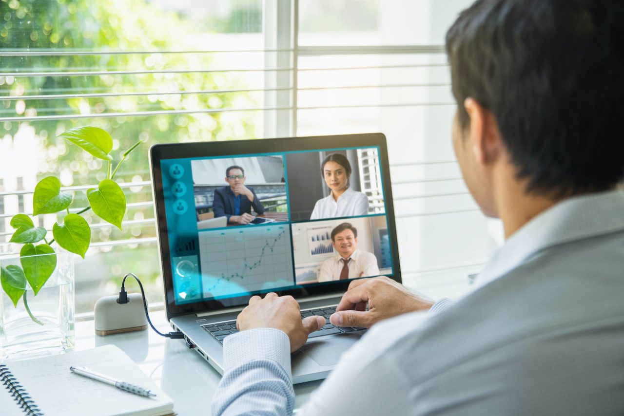 Video feeds work meetings