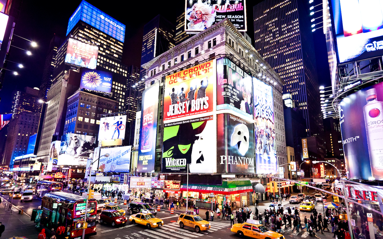 Broadway theatres New York