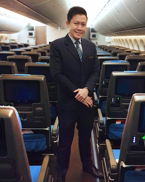 Andrew Wong SIA cabin crew