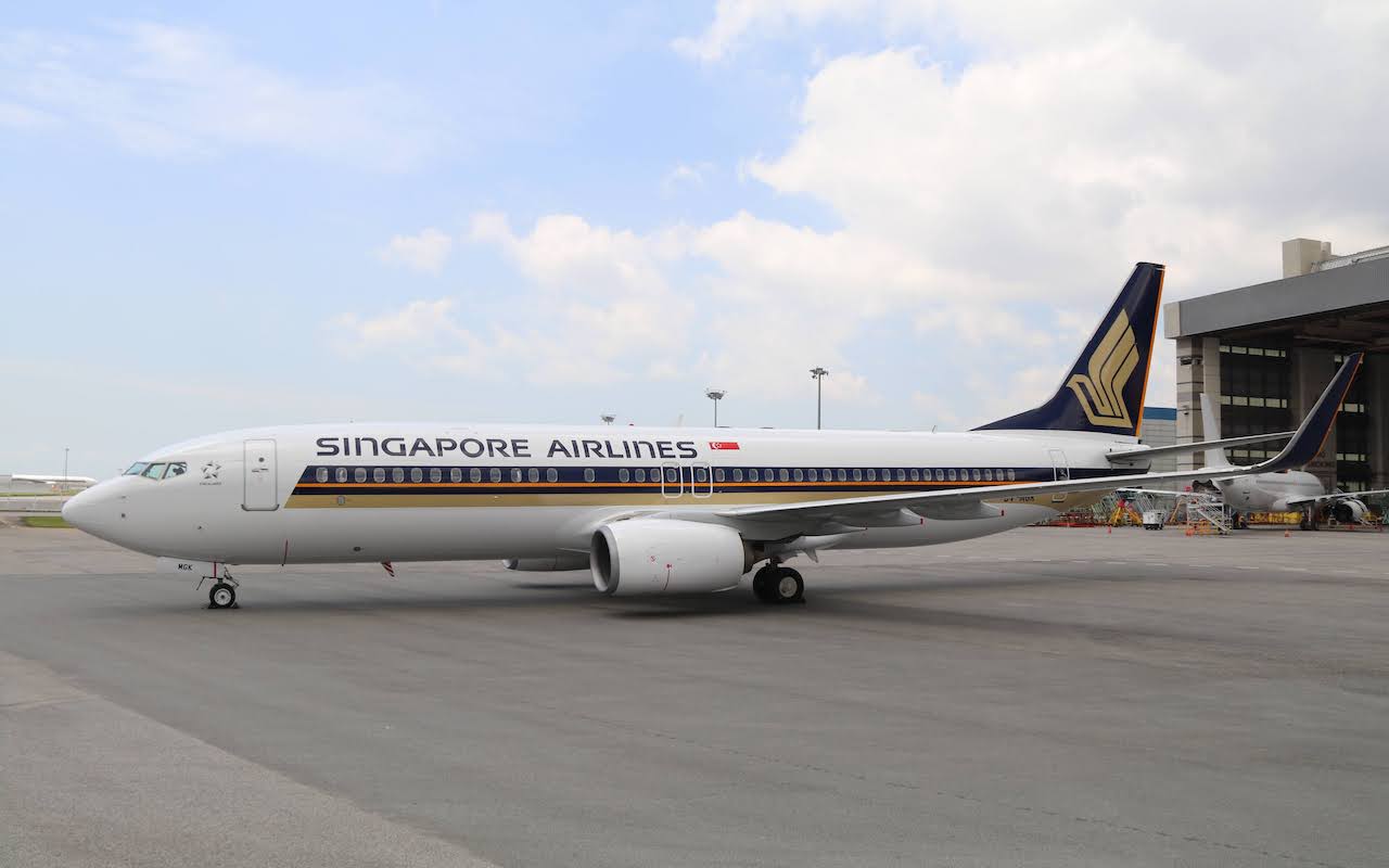 tSingapore Airlines 737-800 NG 