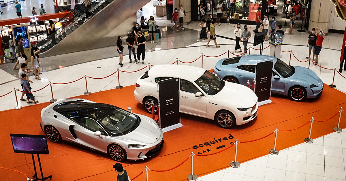 A recent Acquired Car event at Suntec