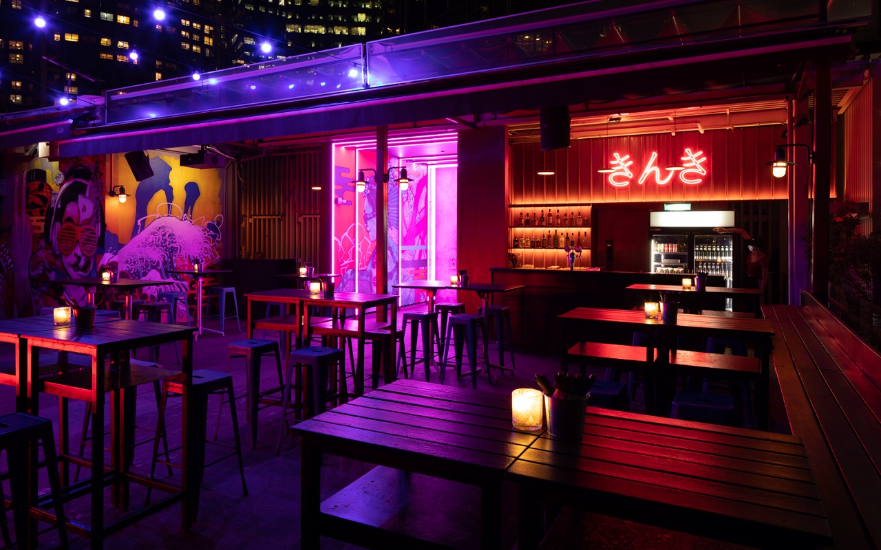 Kinki Restaurant and Bar rooftop bars in Singapore