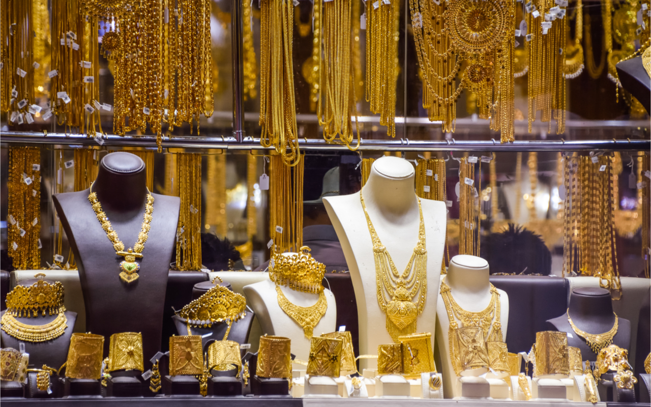 gold necklace jewellery market