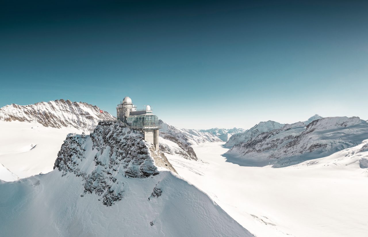 Jungfraujoch is the highest railway station in Europe