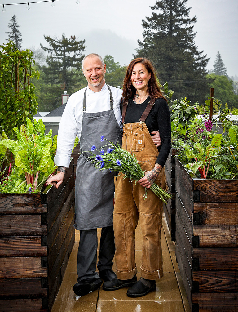 Chef Kyle and Katina Connaughton are proud to share a once-in-a-lifetime culinary journey guided by local ingredients and the philosophy of the SingleThread dining experience
