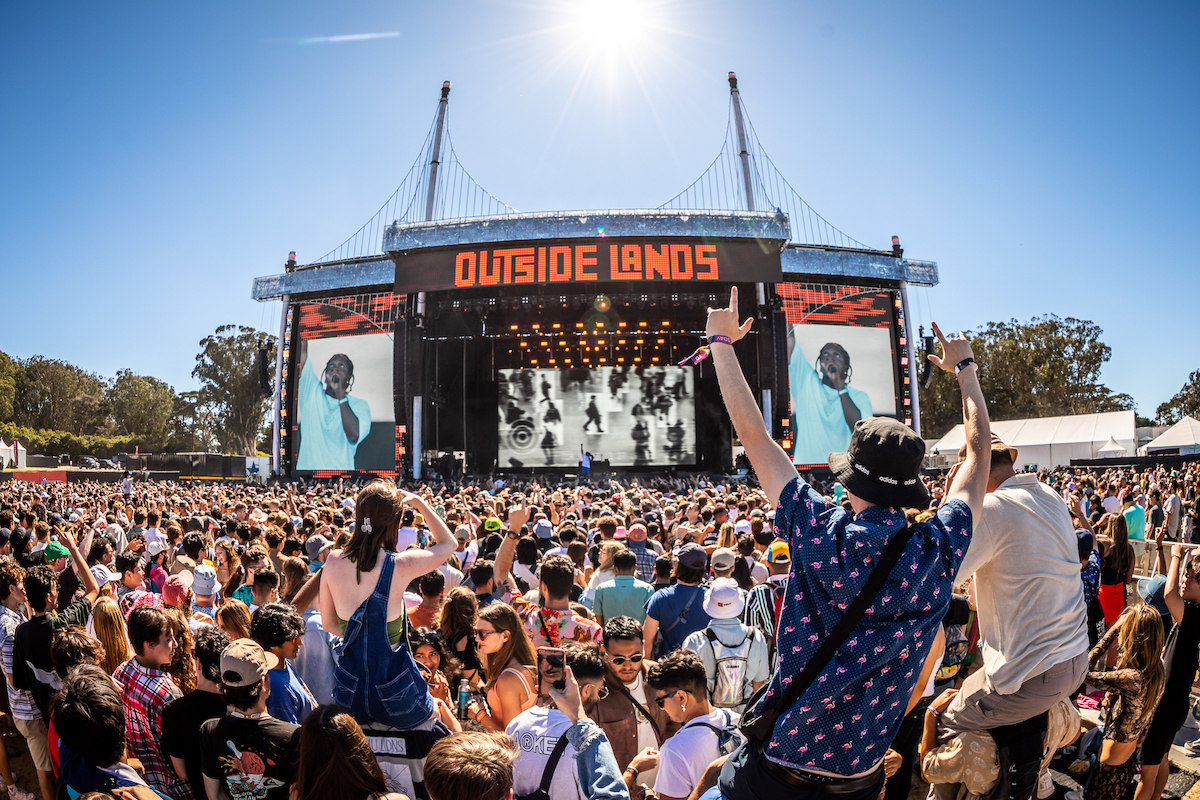 Rock out to top music acts at Outside Lands. Image credit: Alive Coverage