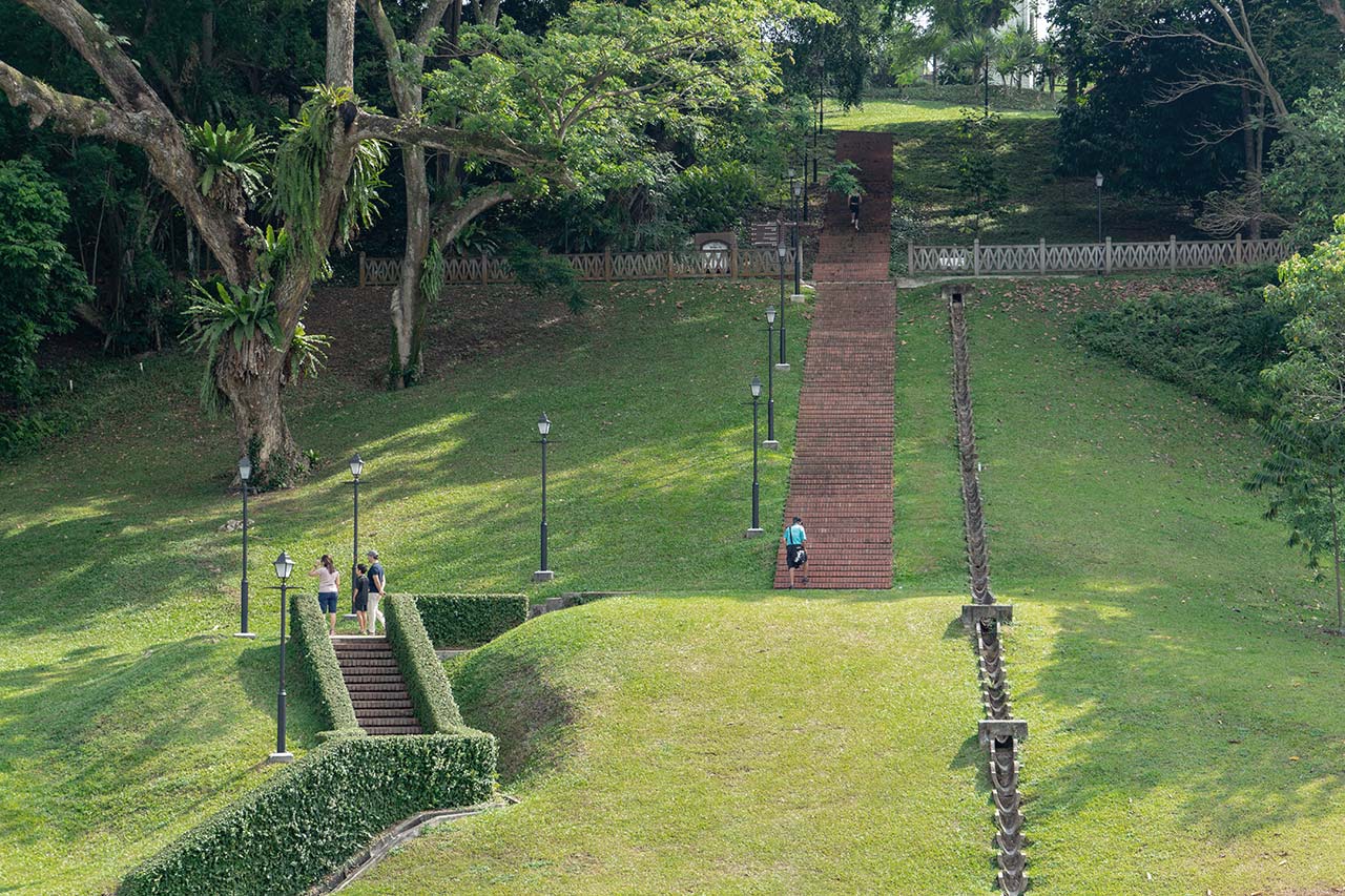 While you're at Fort Canning Park, explore its historical ruins. Photo: Shutterstock